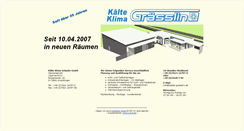 Desktop Screenshot of kaelte-graesslin.de